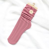 Women's Japanese Style Solid Color Nylon Crew Socks A Pair sku image 7