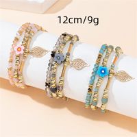 Casual Simple Style Leaf Flower Artificial Crystal Women's Bracelets main image 2