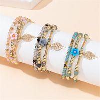 Casual Simple Style Leaf Flower Artificial Crystal Women's Bracelets main image 1