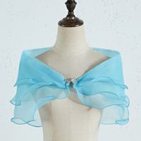 Women's Sweet Solid Color Bow Knot Polyester Shawl sku image 10