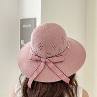 Women's Simple Style Solid Color Wide Eaves Sun Hat sku image 4