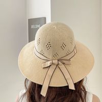 Women's Simple Style Solid Color Wide Eaves Sun Hat sku image 8