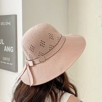 Women's Simple Style Solid Color Wide Eaves Sun Hat sku image 7
