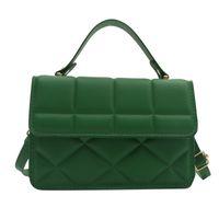 Women's Pu Leather Solid Color Classic Style Flip Cover Handbag sku image 4