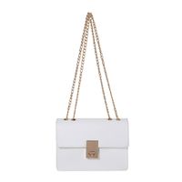Women's Pu Leather Solid Color Classic Style Flip Cover Crossbody Bag sku image 3