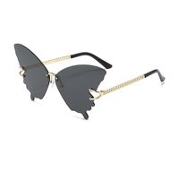 Elegant Fashion Butterfly Pc Butterfly Frame Frameless Women's Sunglasses main image 2