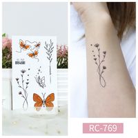 Butterfly Water Transfer Sticker Artificial Decorations sku image 4