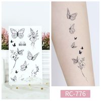 Butterfly Water Transfer Sticker Artificial Decorations sku image 11