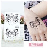 Butterfly Water Transfer Sticker Artificial Decorations sku image 12
