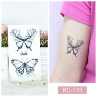 Butterfly Water Transfer Sticker Artificial Decorations sku image 13