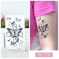 Butterfly Water Transfer Sticker Artificial Decorations sku image 14
