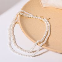 Wholesale Jewelry Elegant Geometric Glass Copper Beaded Necklace main image 2