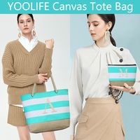Women's Fiberglass Polyester Cotton Letter Basic Chain Zipper Travel Bag main image 8