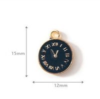 10 Pièces/Paquet Alliage L'Horloge Pendentif Style Simple main image 2