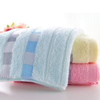 Elegant Formal Solid Color Blended Short Plush Towels main image 2