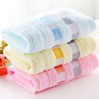 Elegant Formal Solid Color Blended Short Plush Towels main image 1