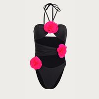 Women's Elegant Classic Style Solid Color 1 Piece One Piece Swimwear main image 4