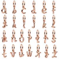 1 Piece Copper Zircon Letter Pendant main image 6