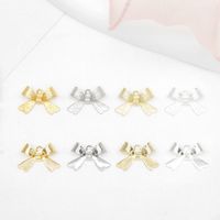 10 PCS/Package Copper Bow Knot Pendant main image 6