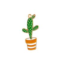10 Pièces/Paquet Alliage Cactus Pendentif main image 5