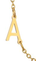 1 Piece Stainless Steel Letter Beads sku image 1