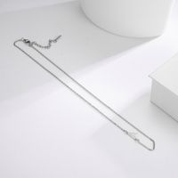 Rostfreier Stahl Titan Stahl Einfacher Stil Brief Überzug Halskette main image 5