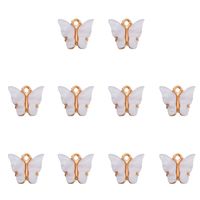 A Pack Of 30 Alloy Acrylic Butterfly Pendant main image 5
