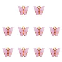 A Pack Of 30 Alloy Acrylic Butterfly Pendant sku image 2