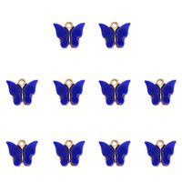 A Pack Of 30 Alloy Acrylic Butterfly Pendant sku image 8