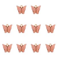 A Pack Of 30 Alloy Acrylic Butterfly Pendant sku image 11
