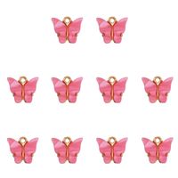 A Pack Of 30 Alloy Acrylic Butterfly Pendant sku image 12