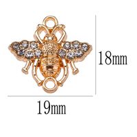 20 PCS/Package Alloy Rhinestones Heart Shape Crown Butterfly Pendant main image 2