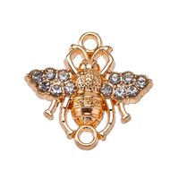 20 PCS/Package Alloy Rhinestones Heart Shape Crown Butterfly Pendant sku image 4