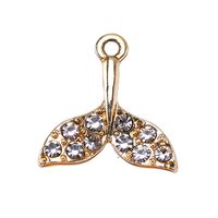 20 Unidades/Paquete Aleación Diamantes De Imitación Forma De Corazón Corona Mariposa Colgante sku image 3