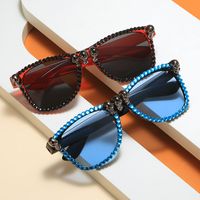 IG Style Color Block Ac Toad Glasses Full Frame Women's Sunglasses main image 1