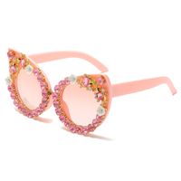 Elegant Cute Flower Pc Cat Eye Full Frame Women's Sunglasses main image 5