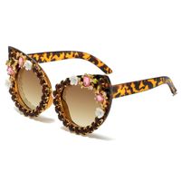 Elegant Cute Flower Pc Cat Eye Full Frame Women's Sunglasses main image 3