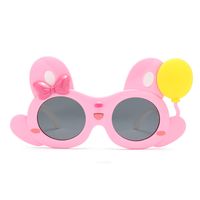 Cartoon Style Cute Balloon Bow Knot Tac Special-Shaped Mirror Full Frame Kids Sunglasses main image 2