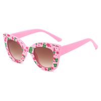 Cute Ditsy Floral Pc Square Full Frame Kids Sunglasses main image 2