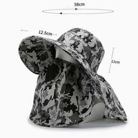 Women's Casual Camouflage Big Eaves Sun Hat main image 2