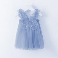 Princess Solid Color Polyacrylonitrile Fiber Girls Dresses main image 5