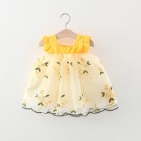 Princess Flower Cotton Girls Dresses main image 7