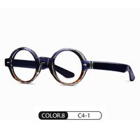 Casual Geometric Tac Round Frame Full Frame Women's Sunglasses sku image 4
