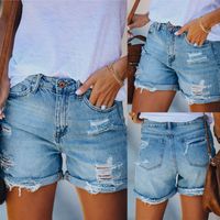 Women's Daily Casual Streetwear Solid Color Shorts Washed Jeans Shorts main image 1