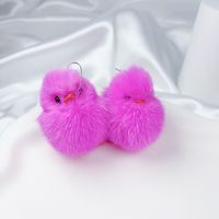 1 Paire Mignon Dessin Animé Peluche Boucles D'oreilles sku image 9