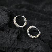 Simple Style Geometric Sterling Silver Plating Women's Rings Earrings sku image 2