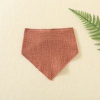 Simple Style Solid Color Cotton Burp Cloths Baby Accessories main image 5