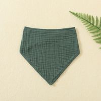 Simple Style Solid Color Cotton Burp Cloths Baby Accessories sku image 4