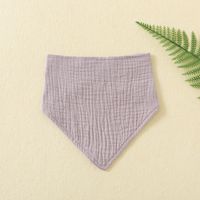 Simple Style Solid Color Cotton Burp Cloths Baby Accessories sku image 6