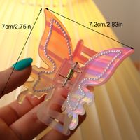 Women's Sweet Butterfly Acetic Acid Sheets Hair Claws main image 2
